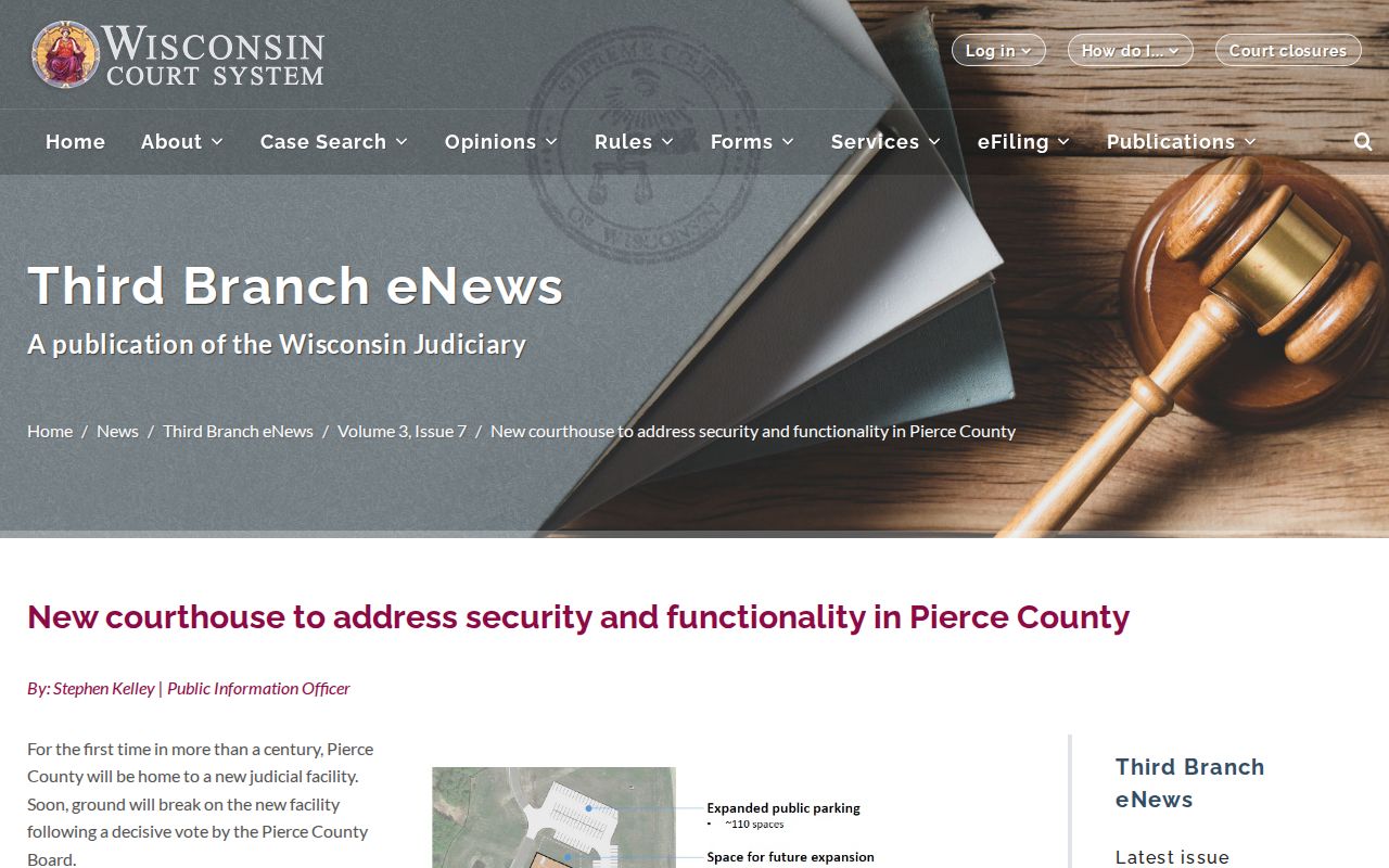 Pierce County court docket facility planning report